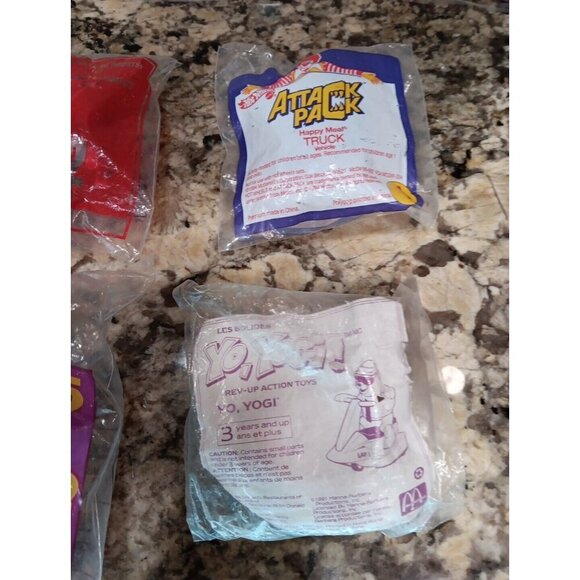 Lot Of 8 McDonald's Happy Meal Toys Yo, Yogi, Doug, Animal Kingdom 1991 To 2019 - Picture 12 of 16